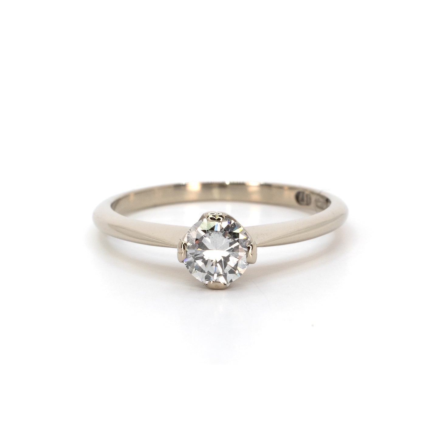 Tillander Diamond Solitaire White Gold Ring