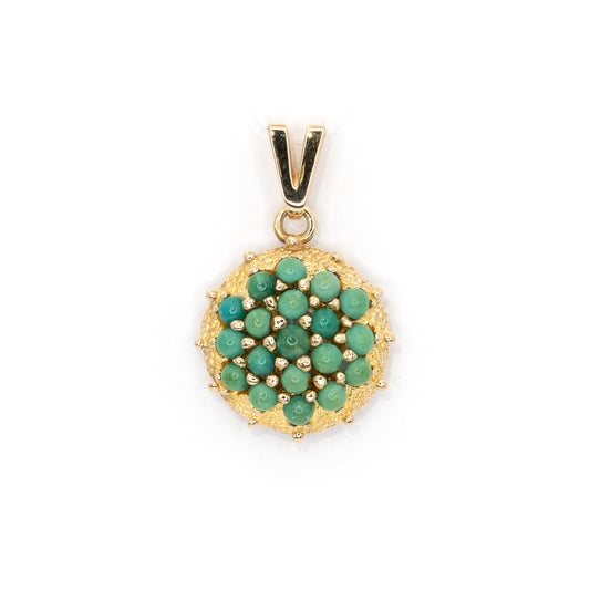 Turquoise Gold Pendant