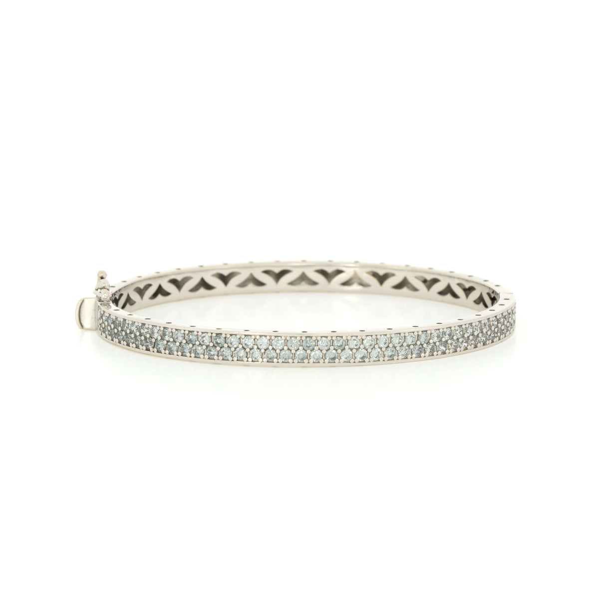 White Gold Bangle