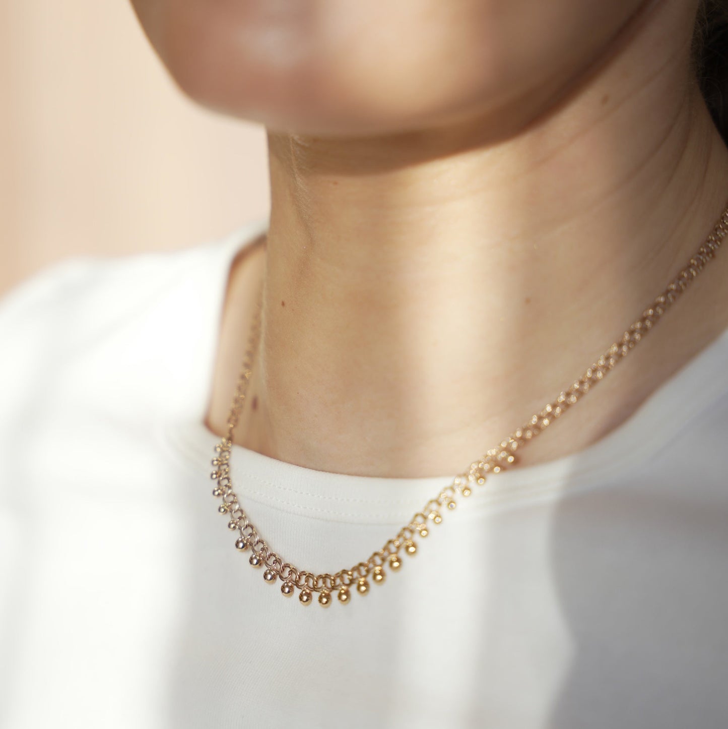 Drop Bismark Gold Necklace