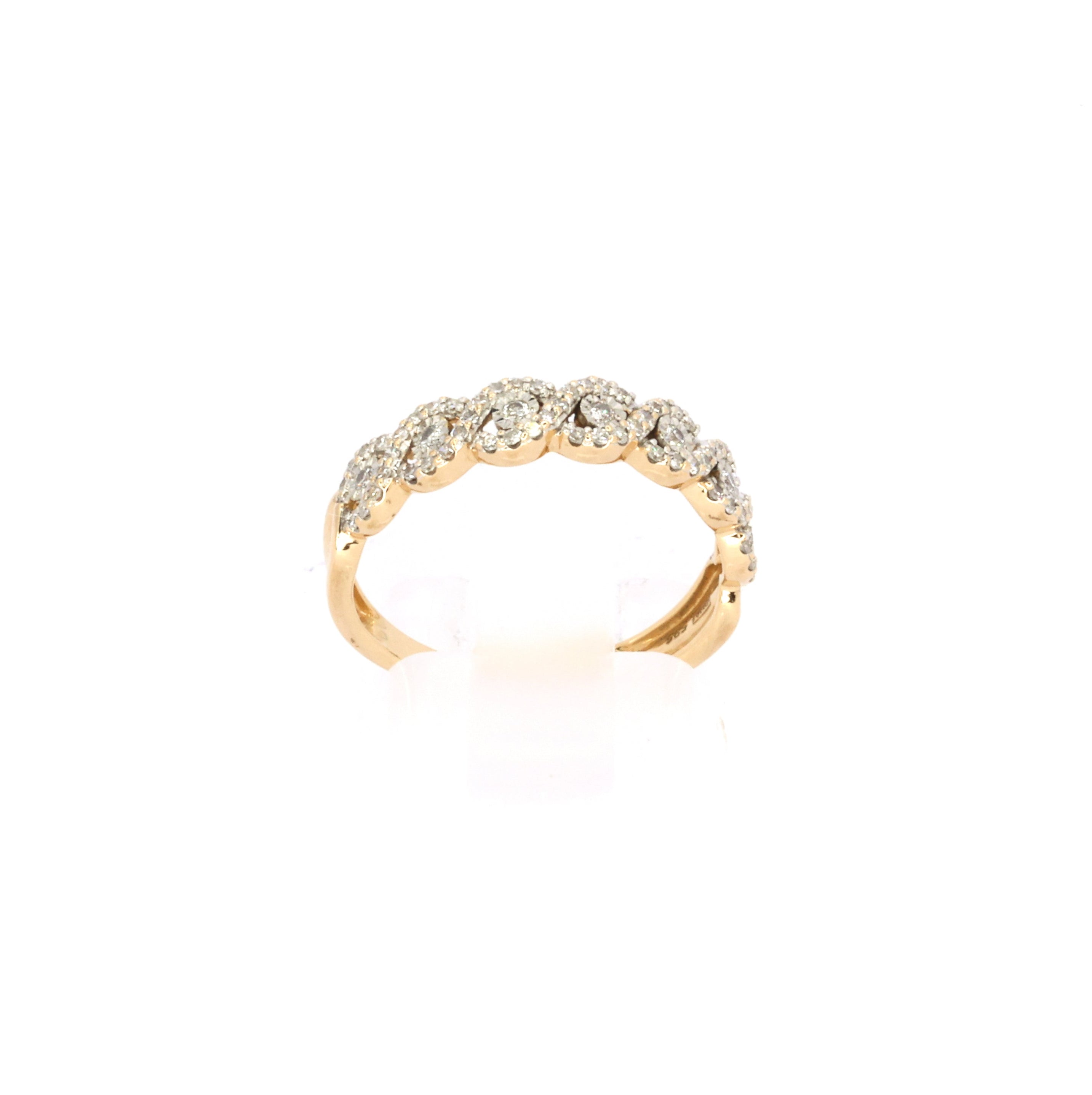 Diamond Braided Ring