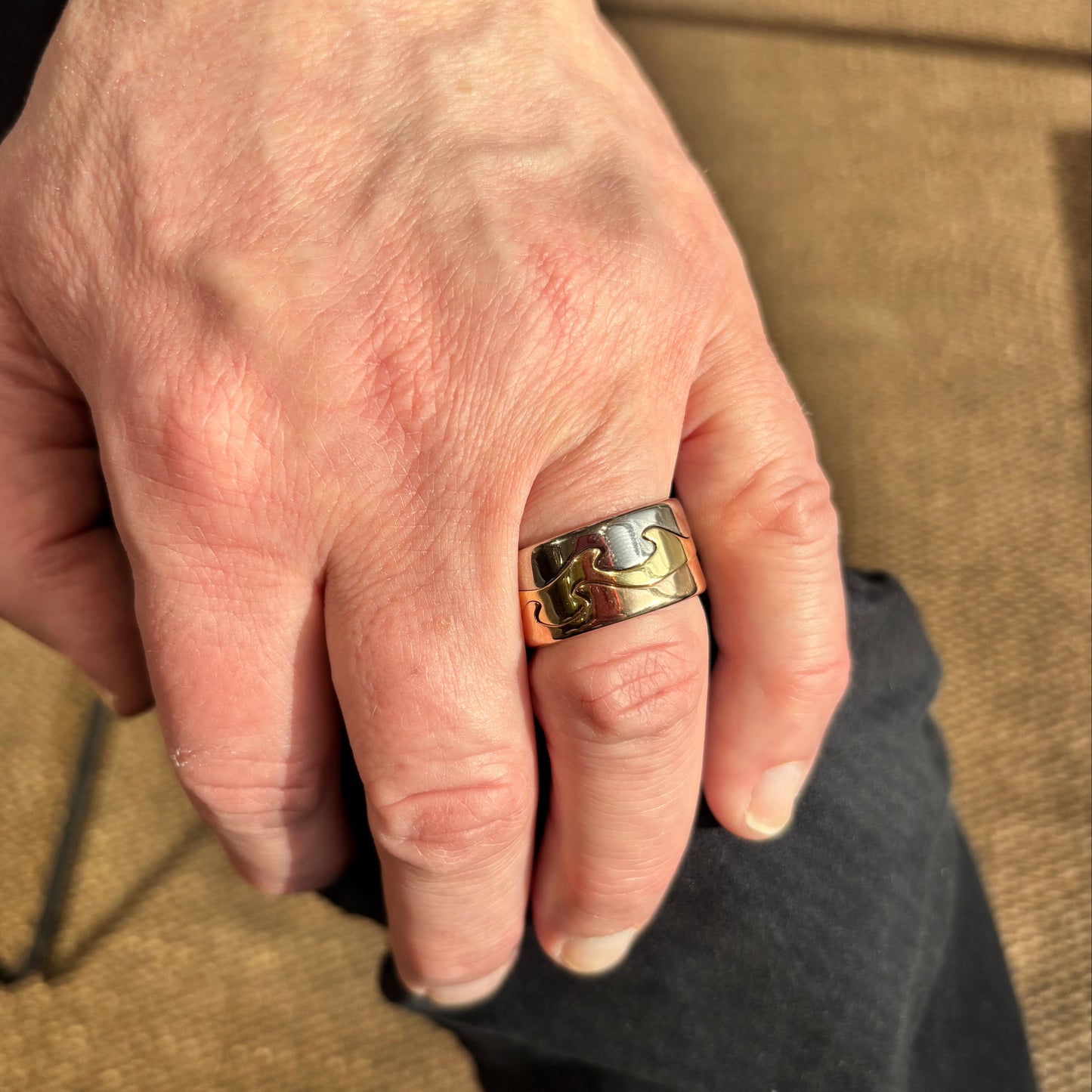 Georg Jensen Fusion -kultasormussarja