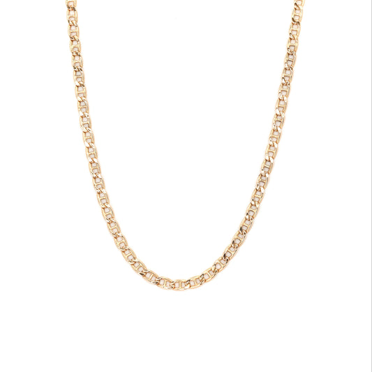 Traversing Gold Chain Necklace