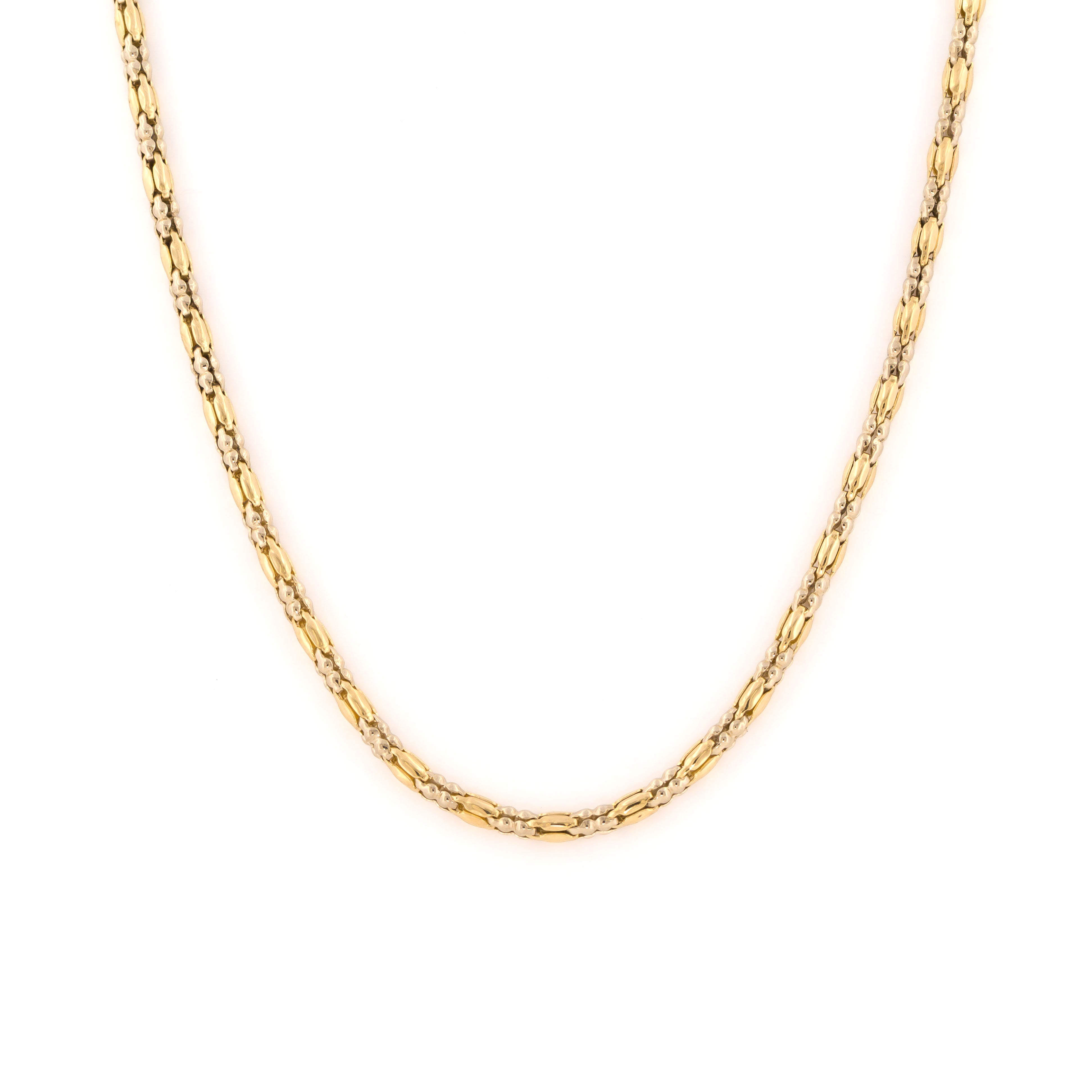 Bi Colour Chain Necklace