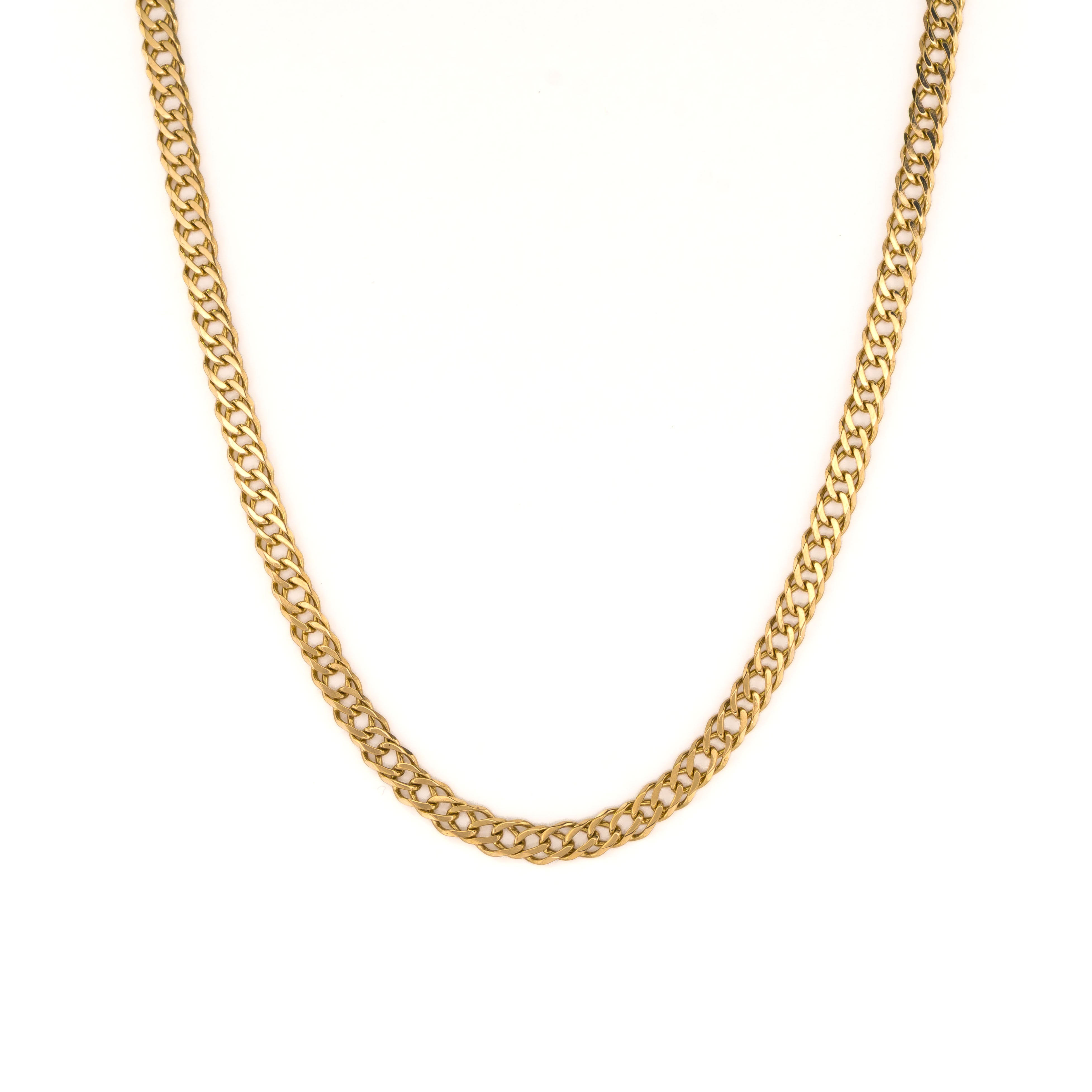 Yellow Gold Singapore Chain Necklace