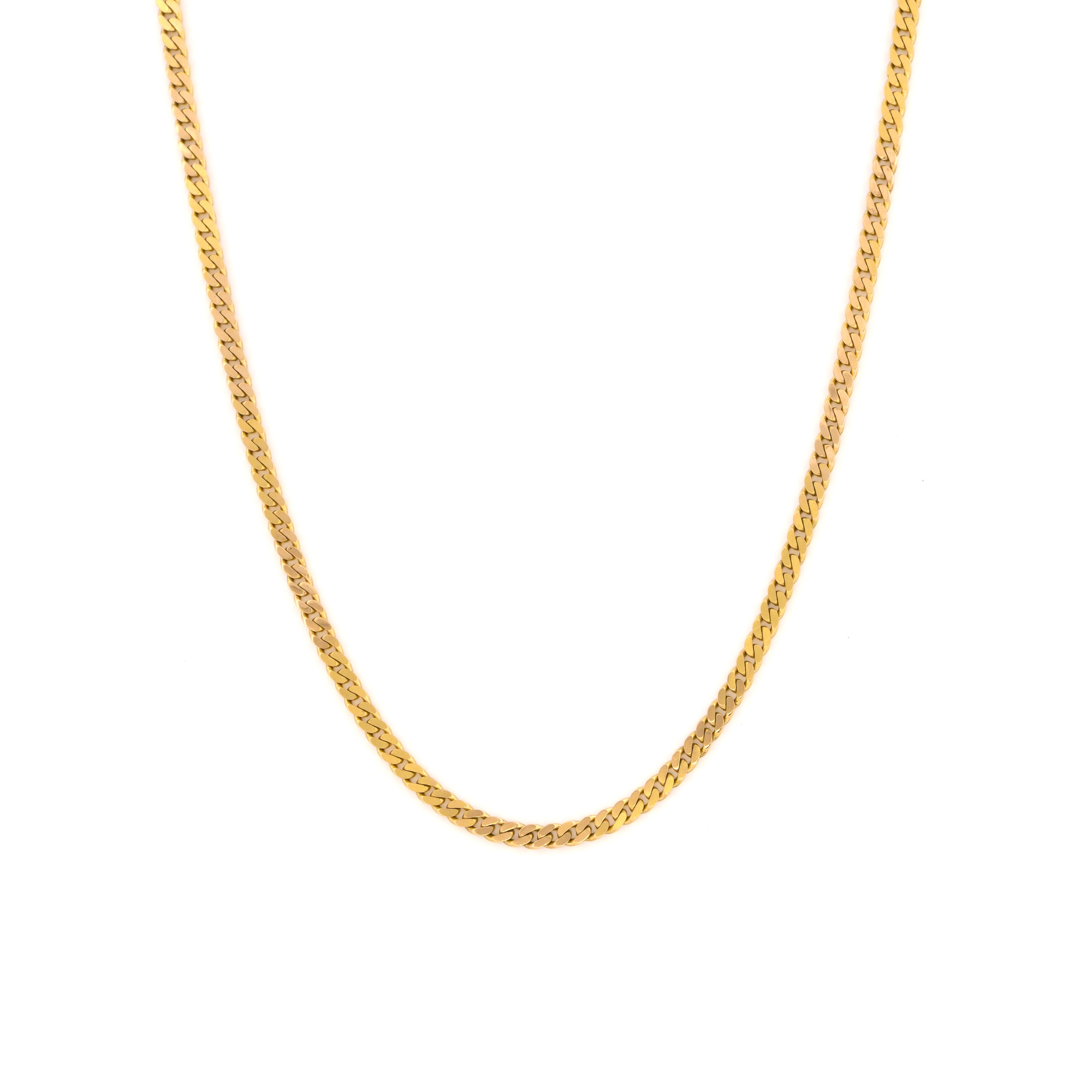 Yellow Gold Chain Necklace