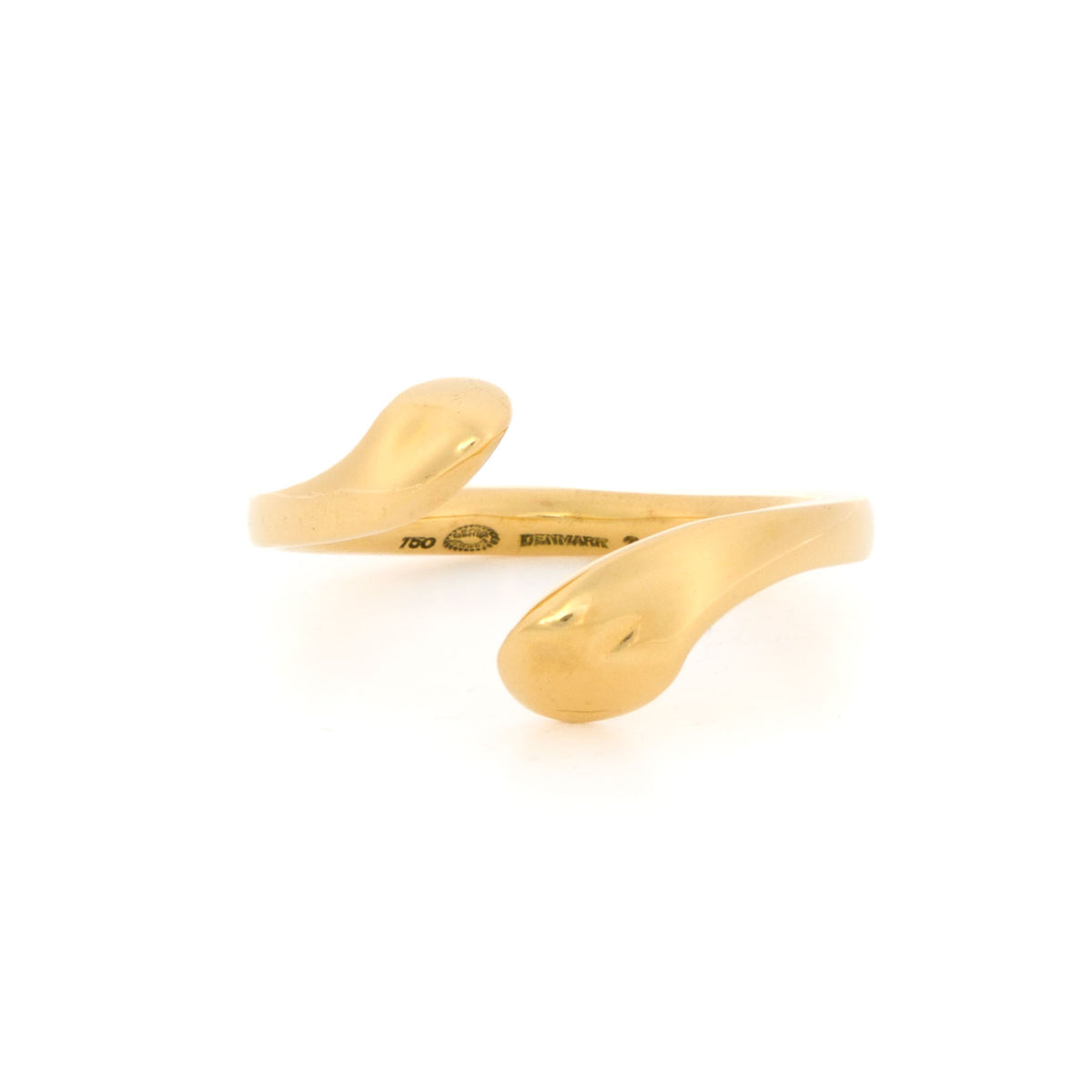 Georg Jensen Devoted Heart -keltakultainen sormus