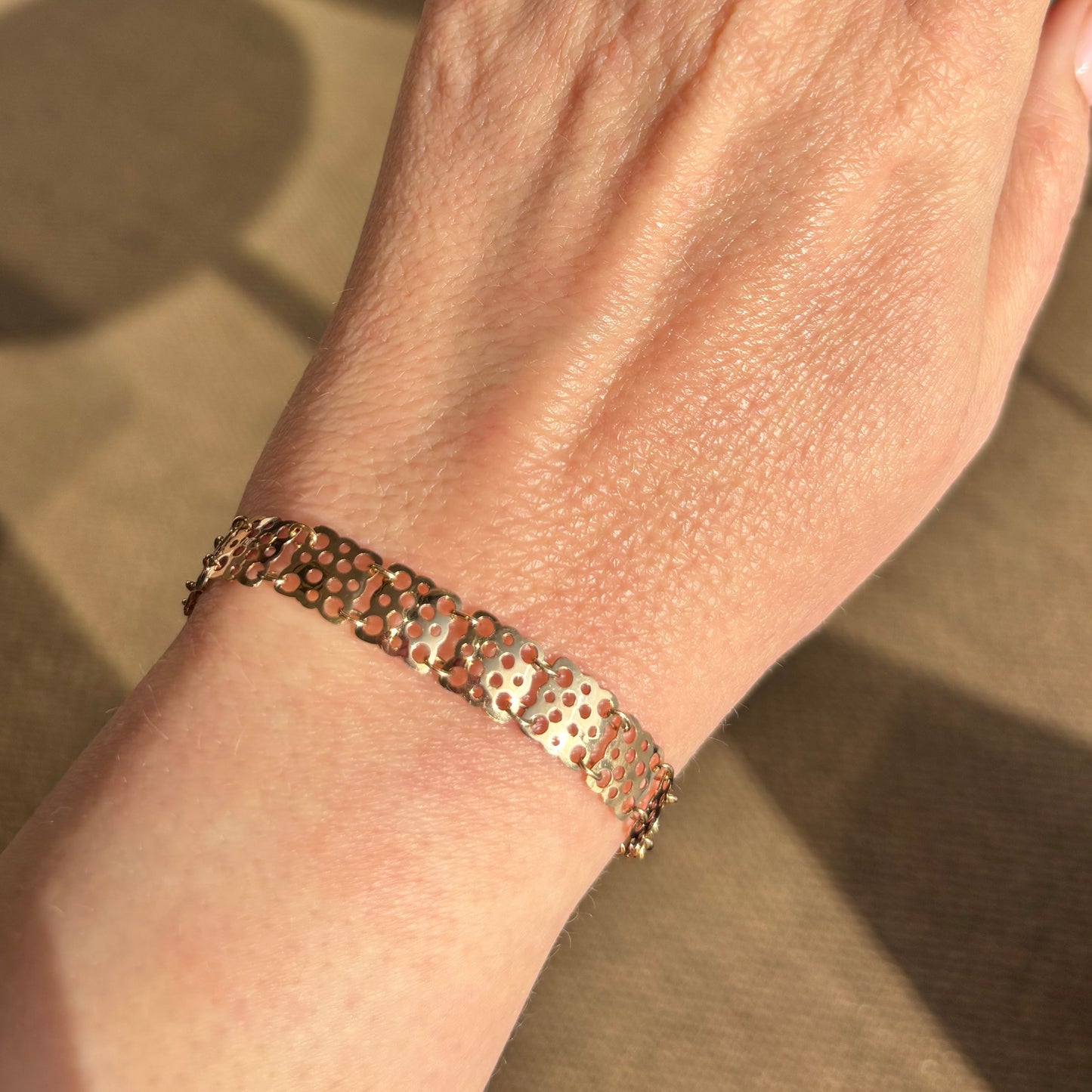 Liisa Vitali "Pitsi" kultainen rannekoru