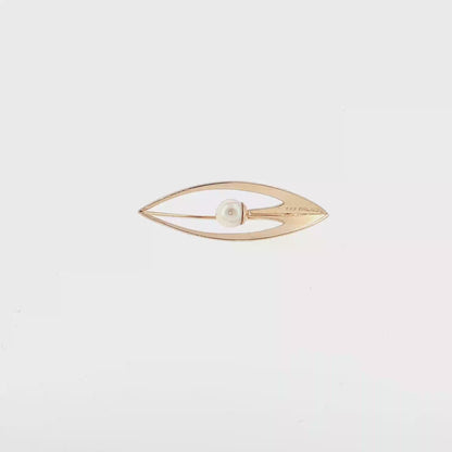 Yellow Gold Pearl Pendant
