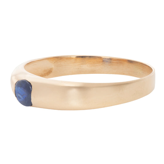 Blue Sapphire Gold Ring