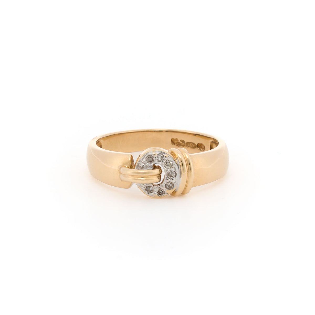 Yellow Gold Ring with Diamond