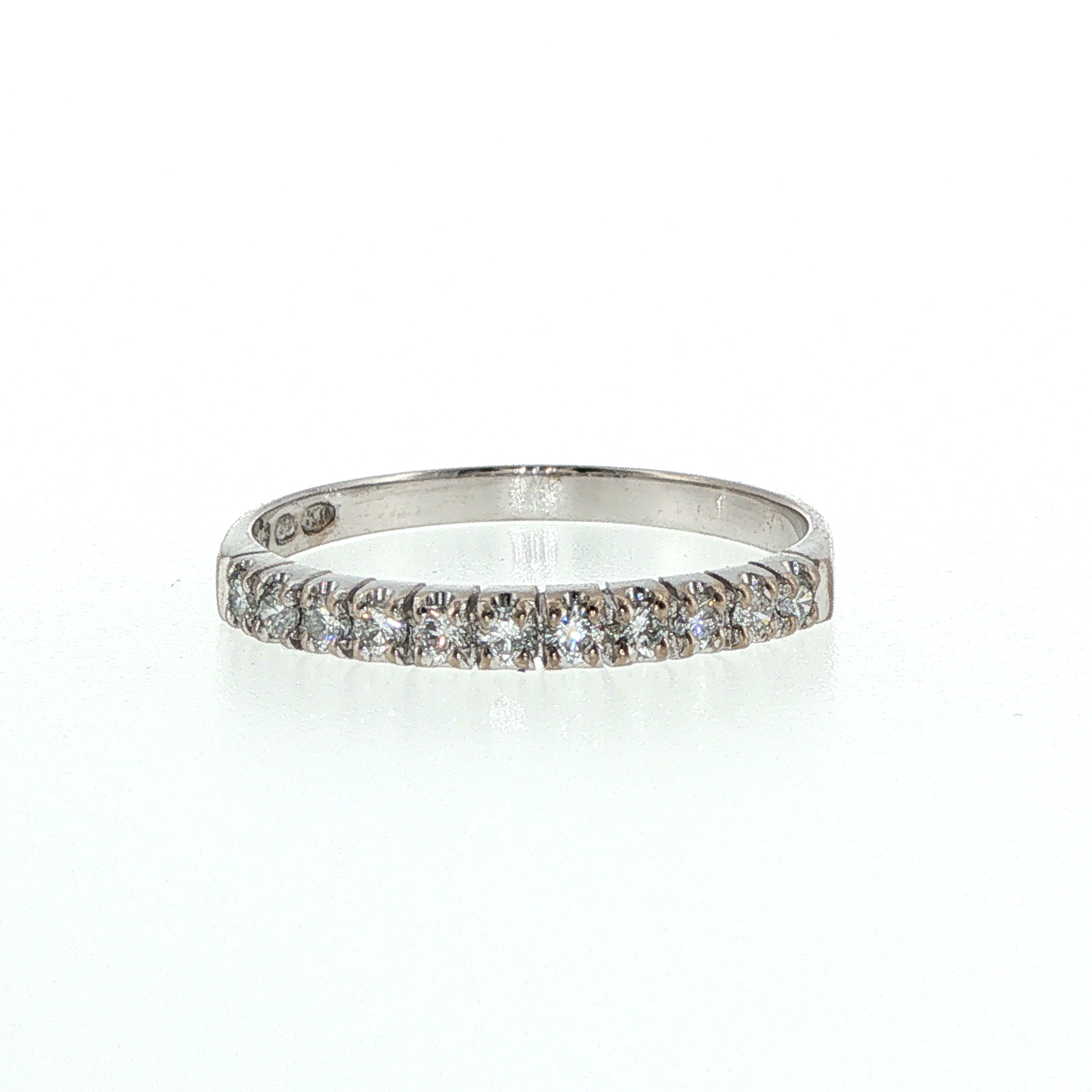 white gold diamond ring eternity ring 