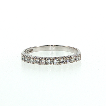 white gold diamond ring eternity ring 