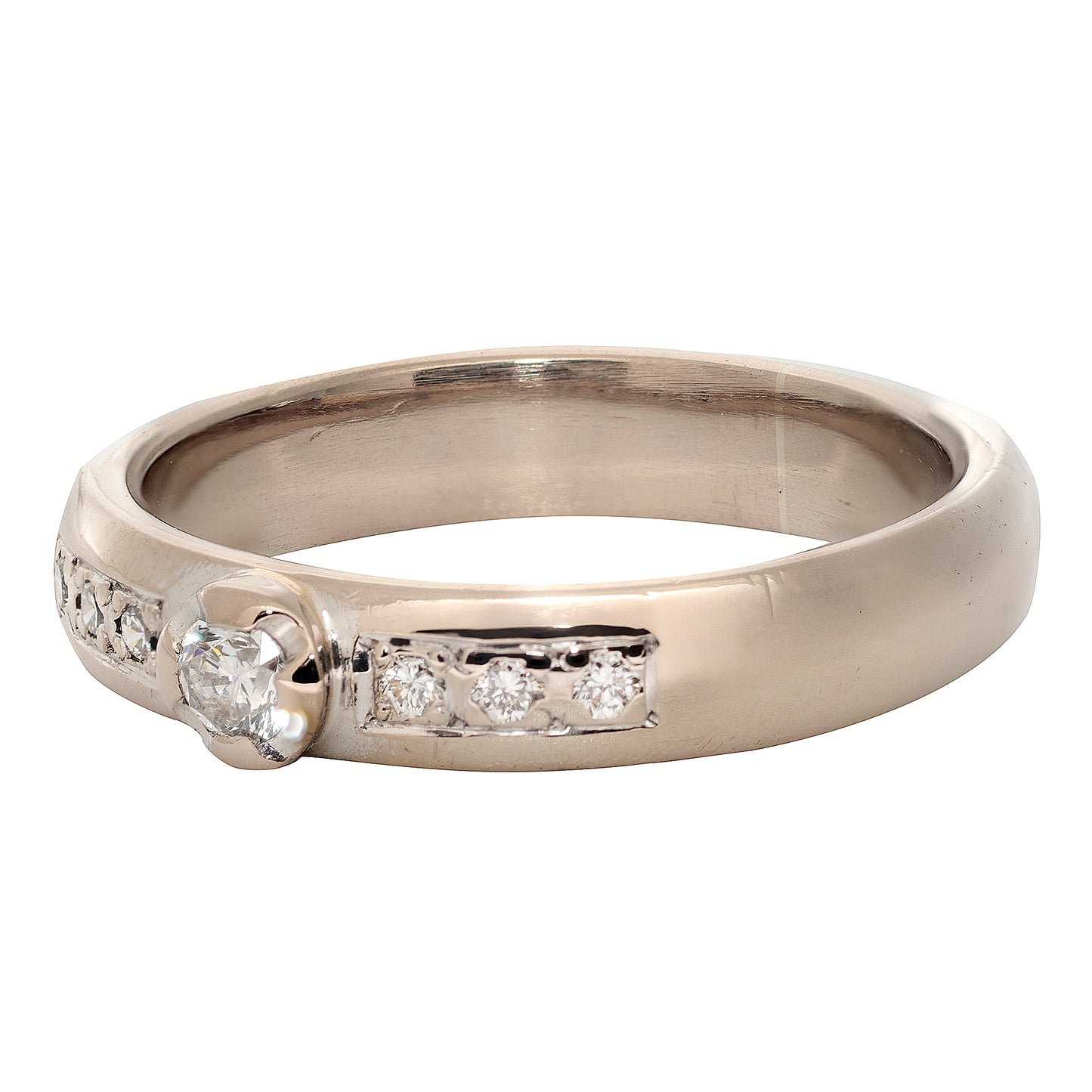 White Gold Diamond Ring